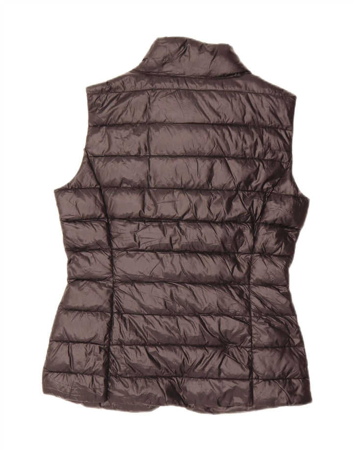 Benetton Γυναικεία padded Gilet UK 10 Small Black