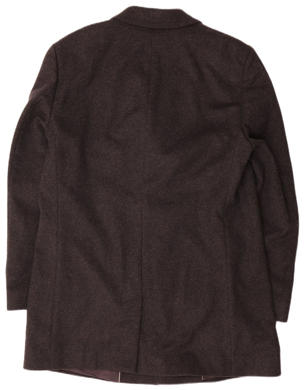 Ανδρικό πανωφόρι Hugo Boss EU 54 2XL Γκρι μαλλί