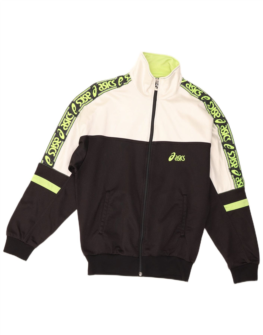 Ανδρική φόρμα γραφικών Asics Top Jacket IT 44 XS Black Colourblock