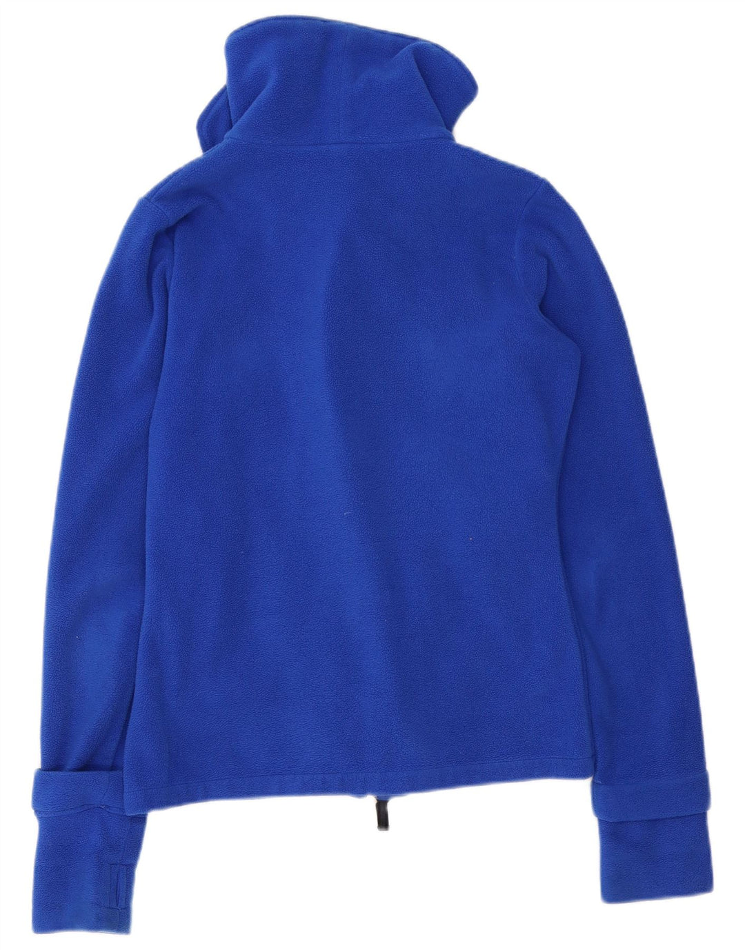 ΠΑΓΚΟΣ Γυναικείο γραφικό φλις μπουφάν UK 14 Medium Blue Polyester