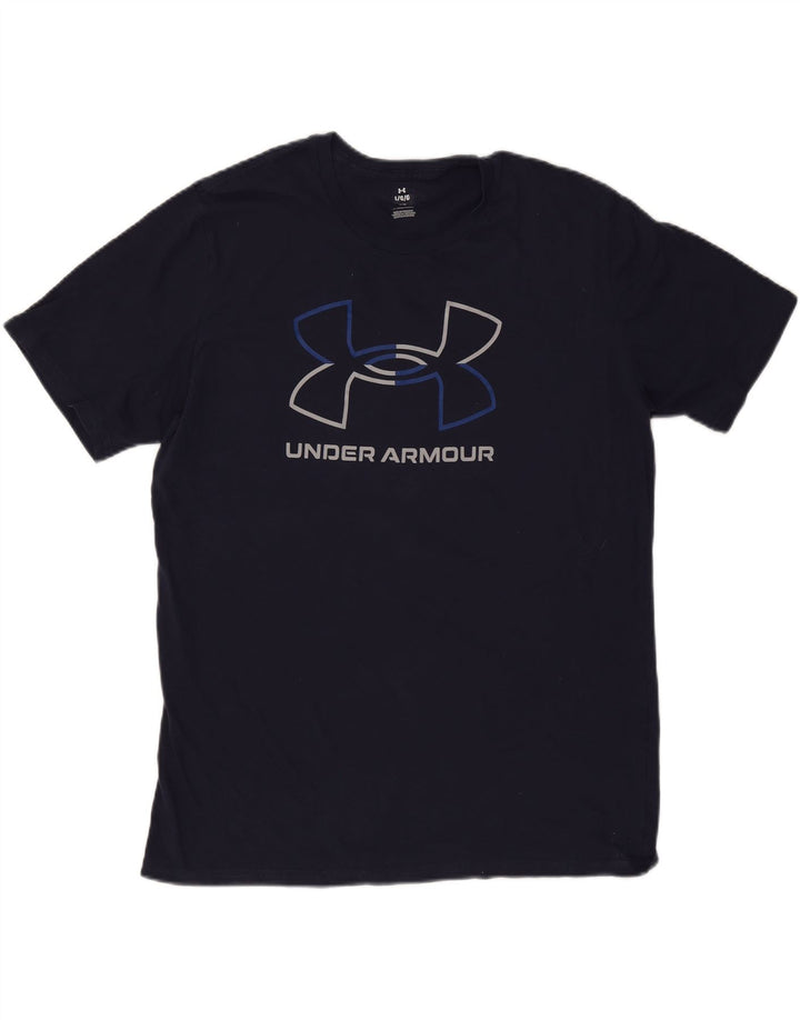Ανδρικό γραφικό μπλουζάκι Under Armour Top Large Navy Blue