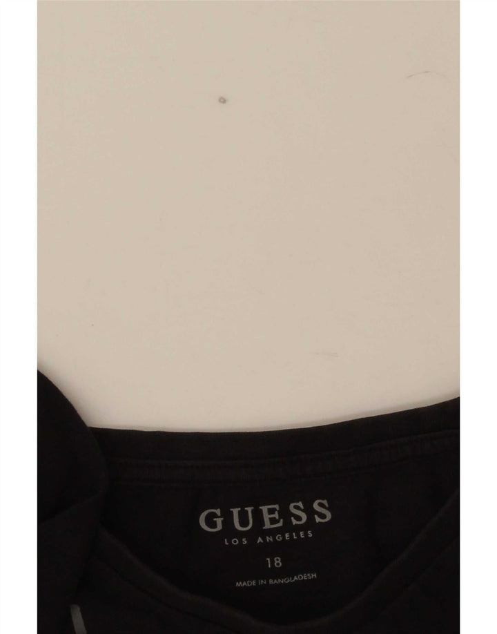 Guess Boys Graphic Top Μακρυμάνικο 15-16 ετών Μαύρο