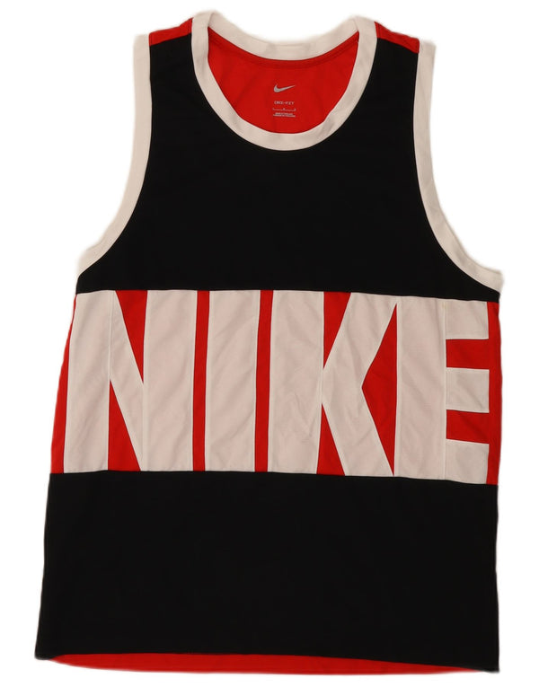 Ανδρικό γραφικό γιλέκο Nike με μεγάλο κόκκινο χρώμα από πολυεστέρα