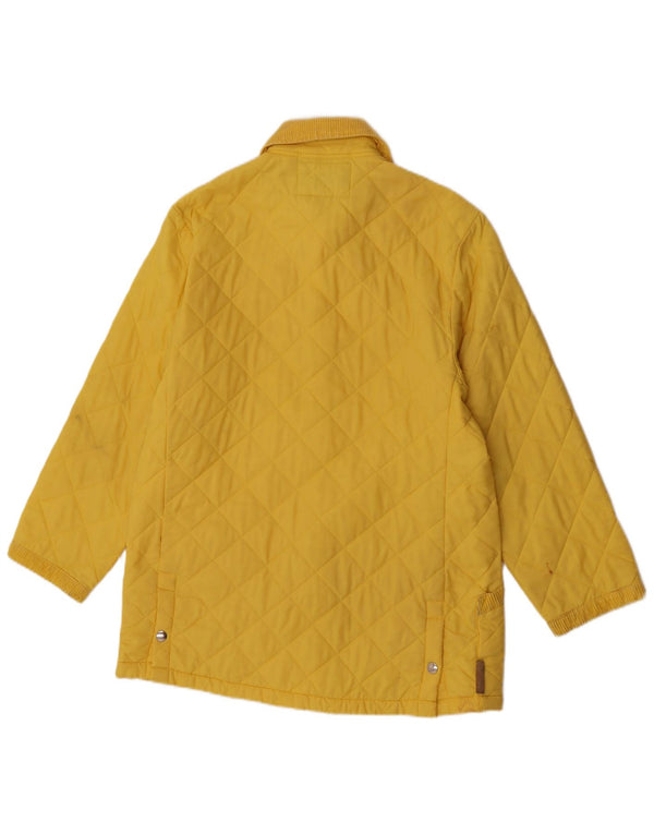 Husky γυναικείο καπιτονέ μπουφάν UK 12 Medium Yellow Polyamide