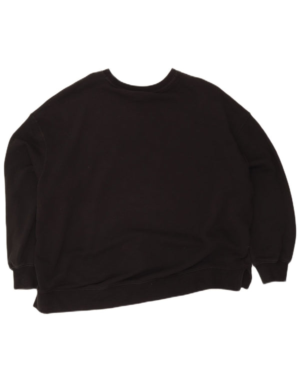 Puma Γυναικείο Γραφικό Φούτερ Jumper UK 16 Μεγάλο Μαύρο Φλοράλ