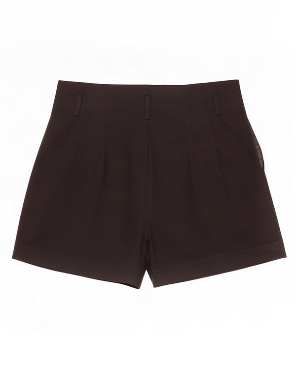 Zara Γυναικείο Ψηλόμεσο Σορτς XL W32 με μαύρο πολυεστέρα