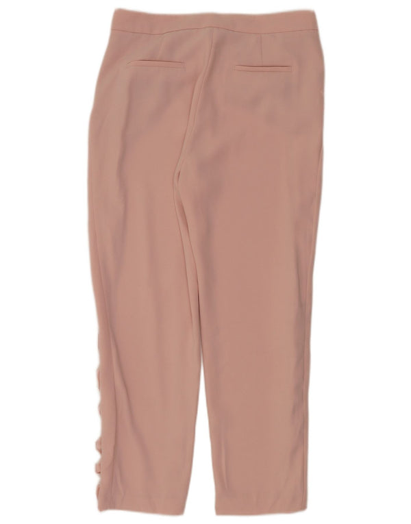 Zara Γυναικείο Cropped Παντελόνι Medium W28 L25 Pink