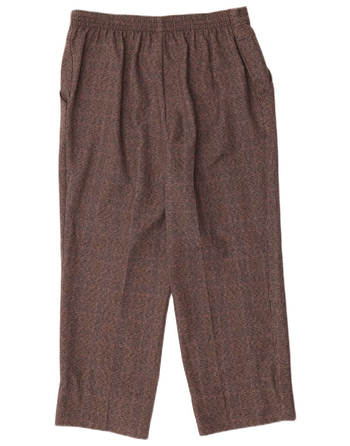 Marks & Spencer Γυναικείο Cropped Παντελόνι UK 12 Medium W28 L24 Grey