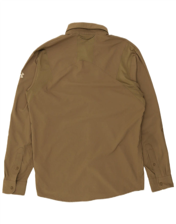 Under Armour Ανδρικό πουκάμισο Loose Fit Μικρό χακί πολυεστέρα