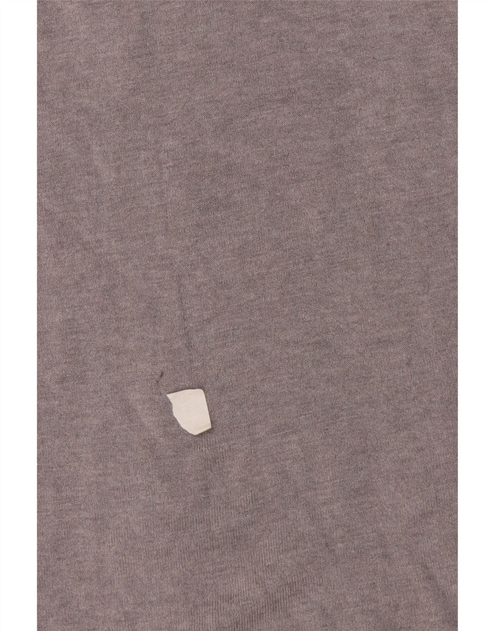 Zara Γυναικείο Αμάνικο Jumper Φόρεμα UK 12 Medium Grey