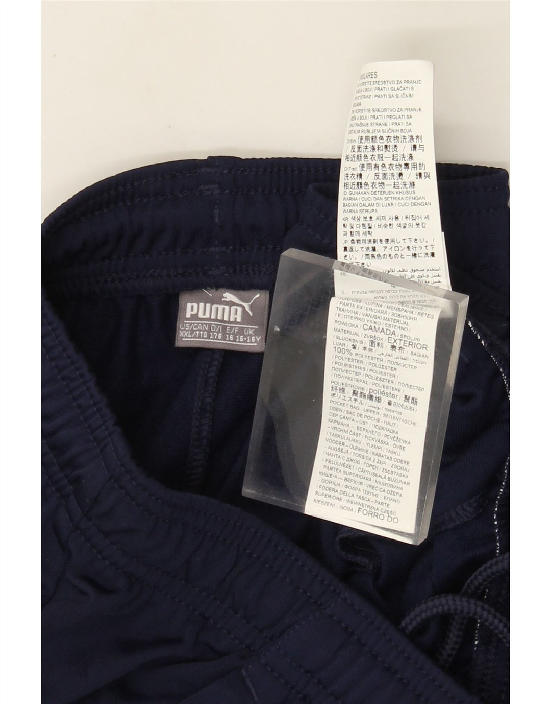 Puma Boys αθλητική φόρμα παντελόνι 15-16 ετών Navy Blue Polyester