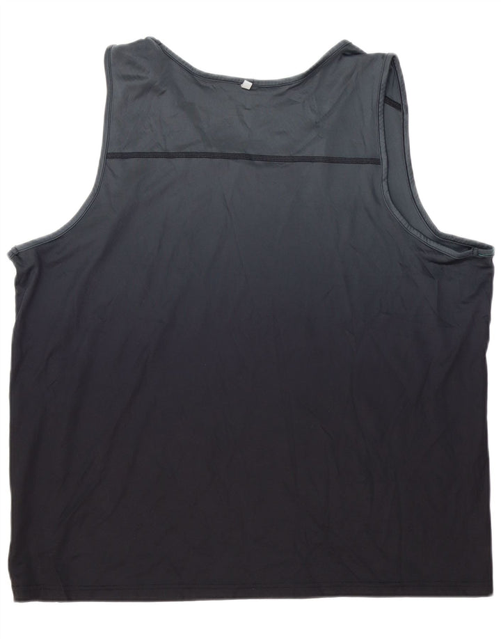 RUSSELL ATHLETIC Ανδρικό γιλέκο τοπ UK 46/48 XL μαύρο πολυεστέρα