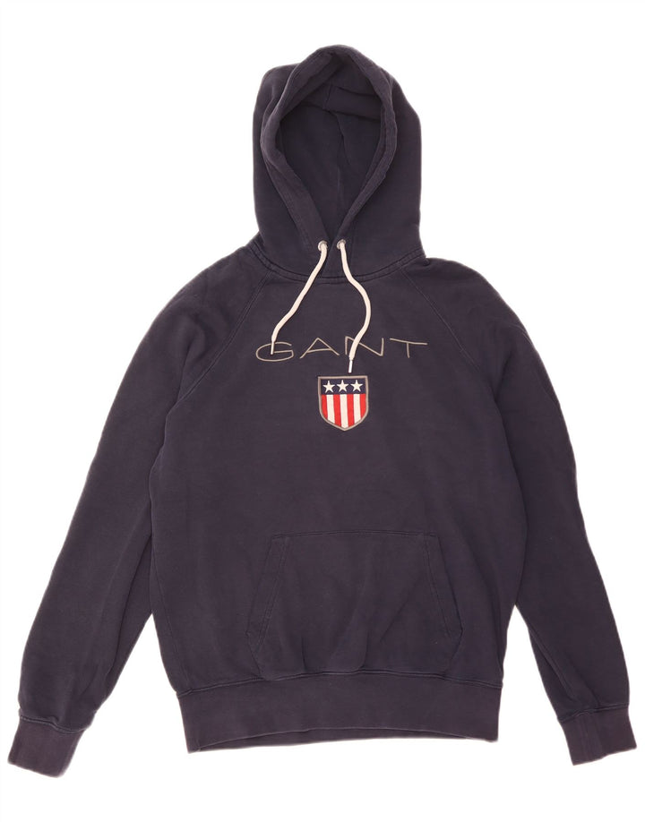 Ανδρικό Gant Graphic Hoodie Jumper Medium Navy Blue βαμβακερό