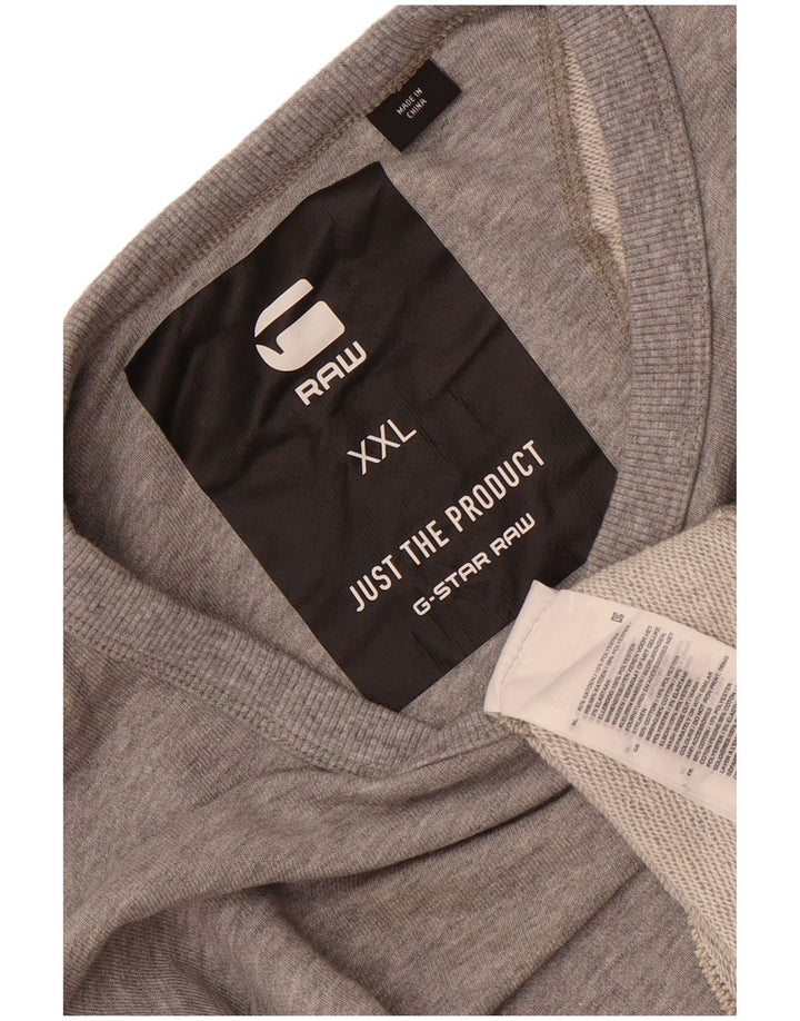 Ανδρικό φούτερ G-Star Jumper 2XL Γκρι Colourblock Βαμβακερό