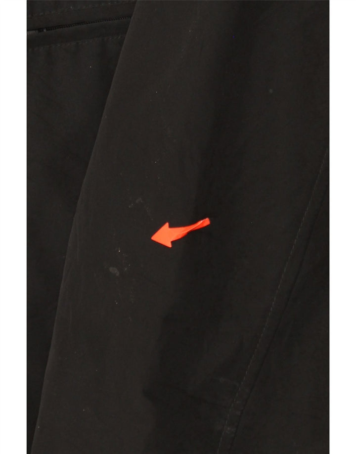 Μπουφάν Μπλε Πλαϊνό Ανδρικό Loose Fit Utility Jacket UK 36 Small Black Polyester