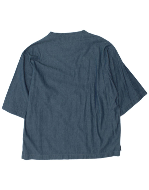 Dolce & Gabbana γυναικεία μπλούζα 3/4 μανίκια τοπ UK 18 XL μπλε ριγέ