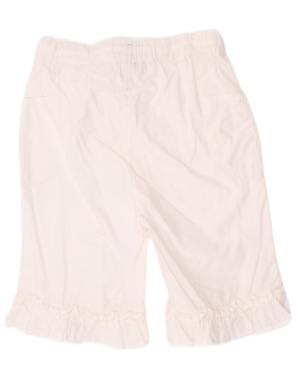 Gant Baby Girls με φαρδιά πόδι casual παντελόνι 18-24 μηνών W20 L8 Λευκό βαμβακερό