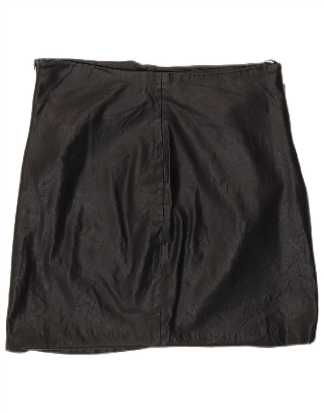 Zara Γυναικεία Μίνι Φούστα από Faux Leather Μεγάλη W30 Μαύρη Πολυουρεθάνη