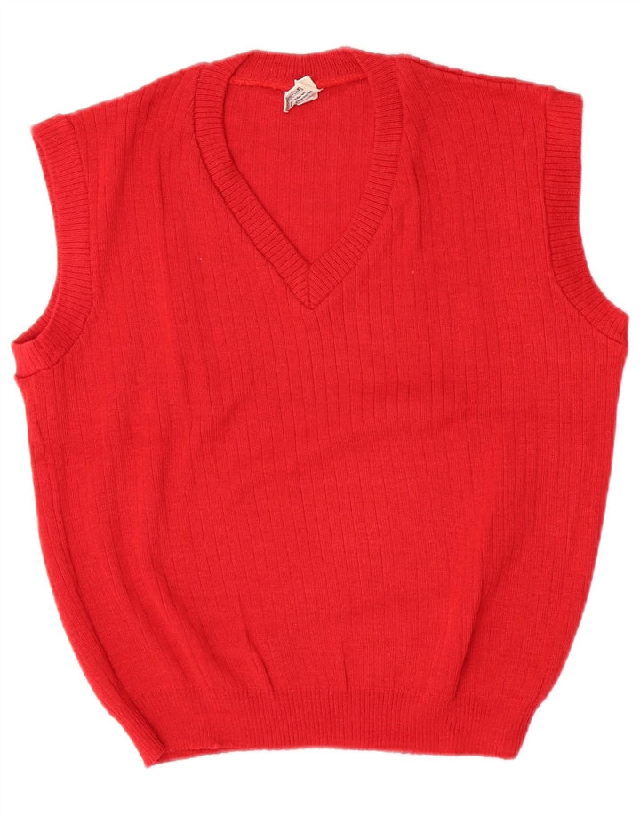 Vintage γυναικείο γιλέκο Tank Top EU 46 XL Red