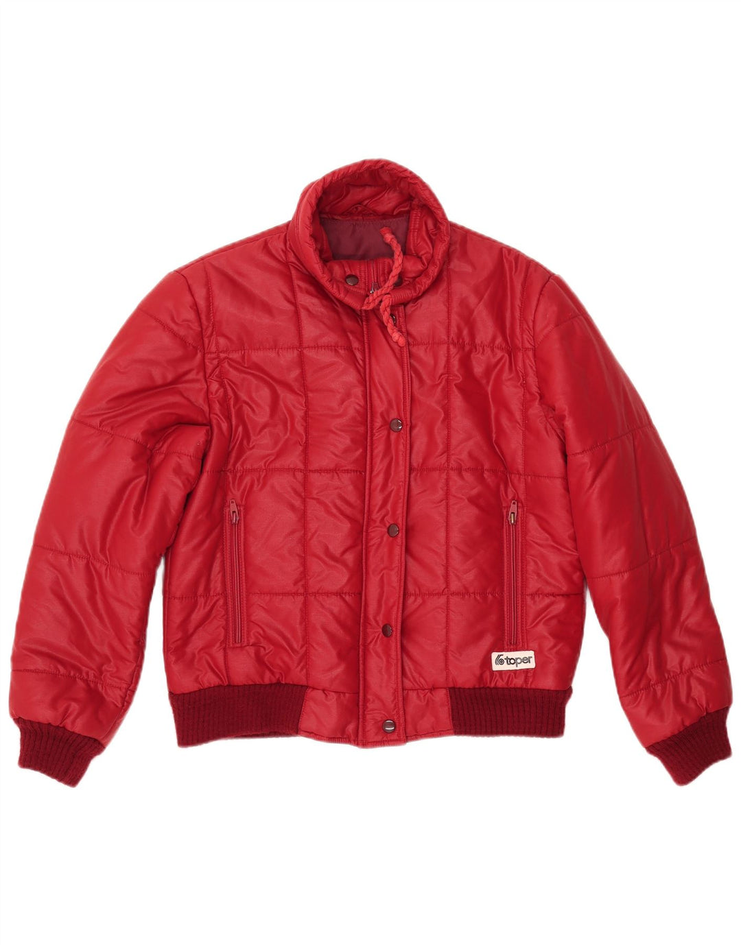 Γυναικείο μπουφάν VINTAGE με επένδυση EU 40 Μεσαίο κόκκινο