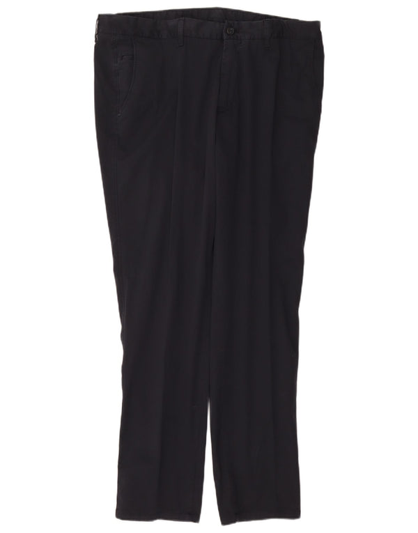 MASSIMO DUTTI Ανδρικό παντελόνι Chino με λεπτή εφαρμογή EU 48 XL W36 L31 Navy Blue