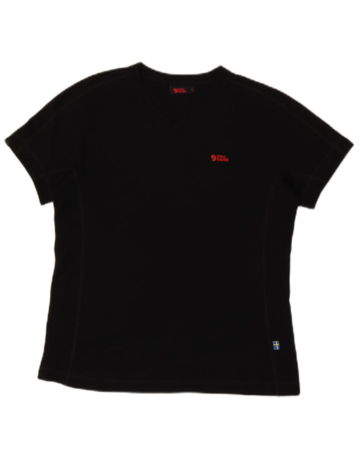 Γυναικείο T-Shirt Fjall Raven Top UK 12 Medium Black Polyester