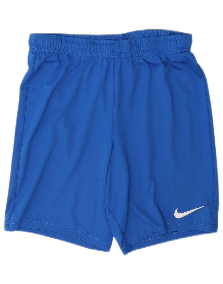 Ανδρικό αθλητικό σορτς Nike Dri Fit από μεσαίο μπλε πολυεστέρα