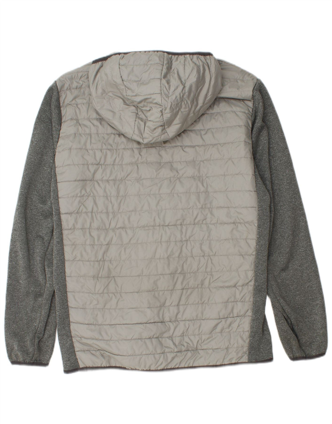 Jack & Jones Ανδρικό μπουφάν με κουκούλα UK 38 Medium Grey Colourblock