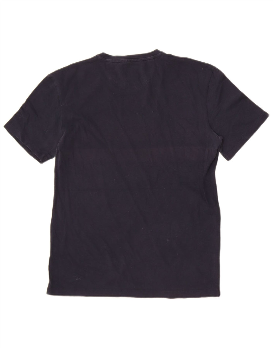 Zara Ανδρικό T-Shirt Slim Fit Τοπ μεσαίου μπλε βαμβακερό