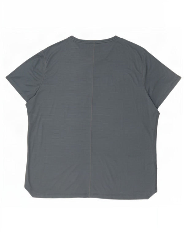 Ανδρικό T-Shirt Asics Top 2XL Navy Blue Polyester