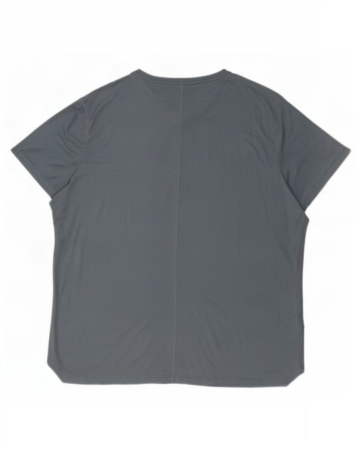 Ανδρικό T-Shirt Asics Top 2XL Navy Blue Polyester