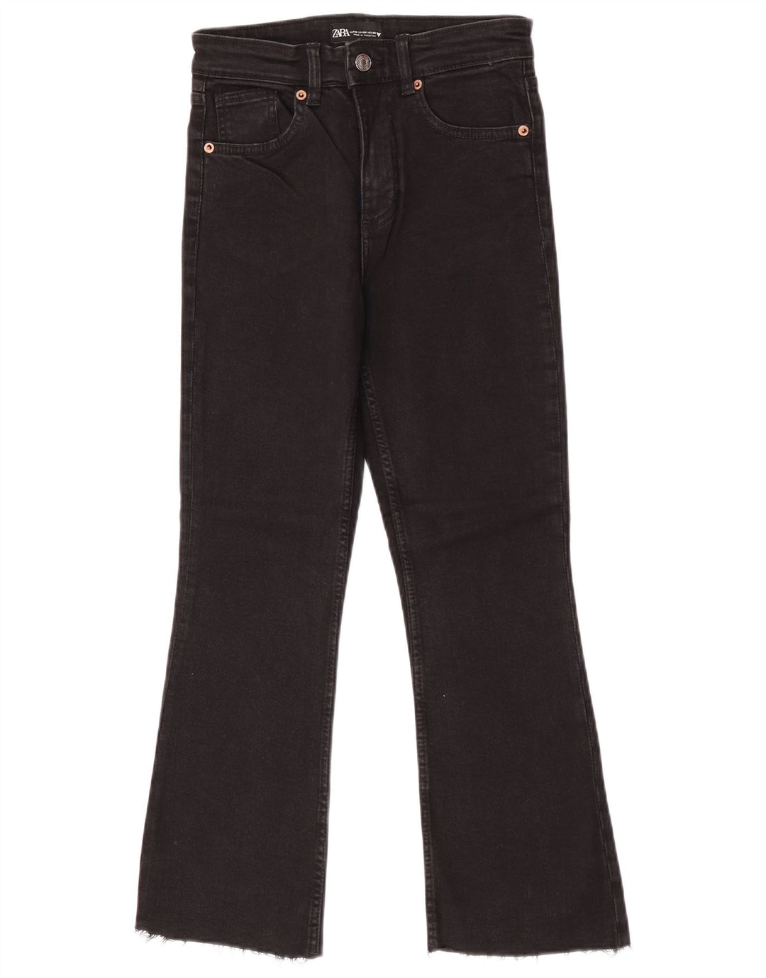 Zara Γυναικείο Τζιν μποτάκι EU 36 XS W26 L25 Μαύρο