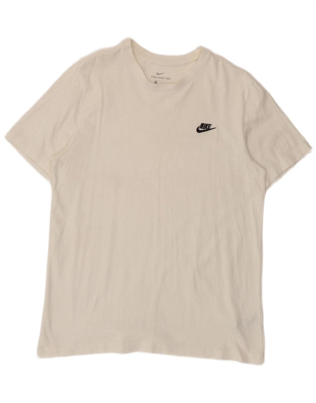 Ανδρικό T-Shirt Nike, μεγάλο λευκό βαμβακερό