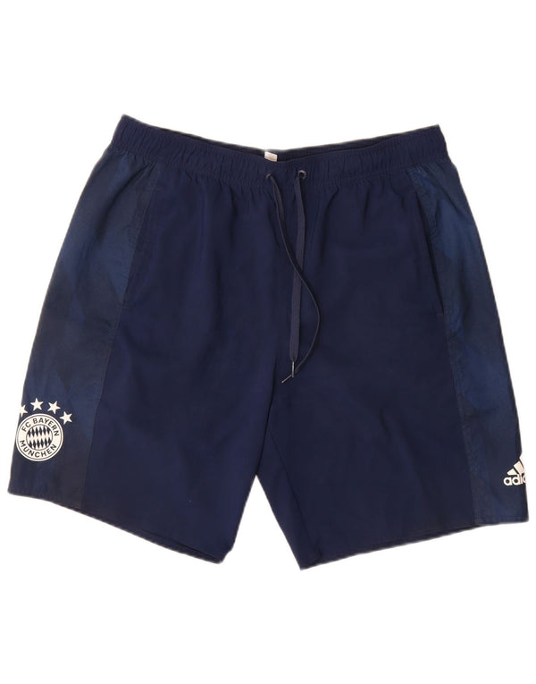 Αθλητικό σορτς Adidas Mens FC Bayern Munchen, μεγάλο μπλε ναυτικό χρώμα