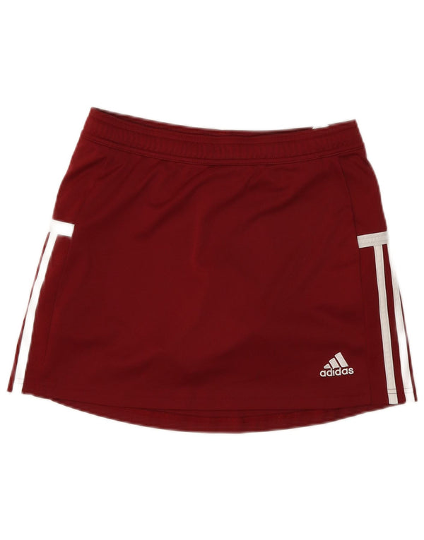 Adidas Womens Aeroready Skort UK 8/10 Μικρός πολυεστέρας Βουργουνδίας