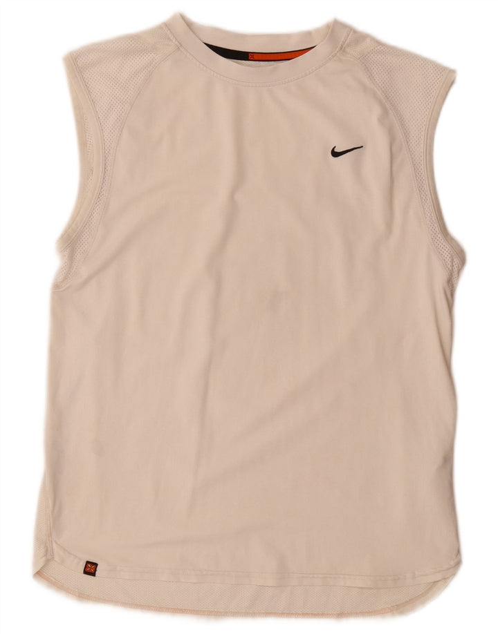 Ανδρικό γιλέκο Nike Μικρό λευκό πολυεστέρα