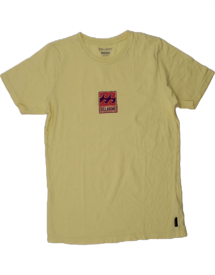 BILLABONG Girls T-Shirt Top 11-12 Years Yellow Cotton Vintage Billabong and Second-Hand Billabong from Messina Hembry 