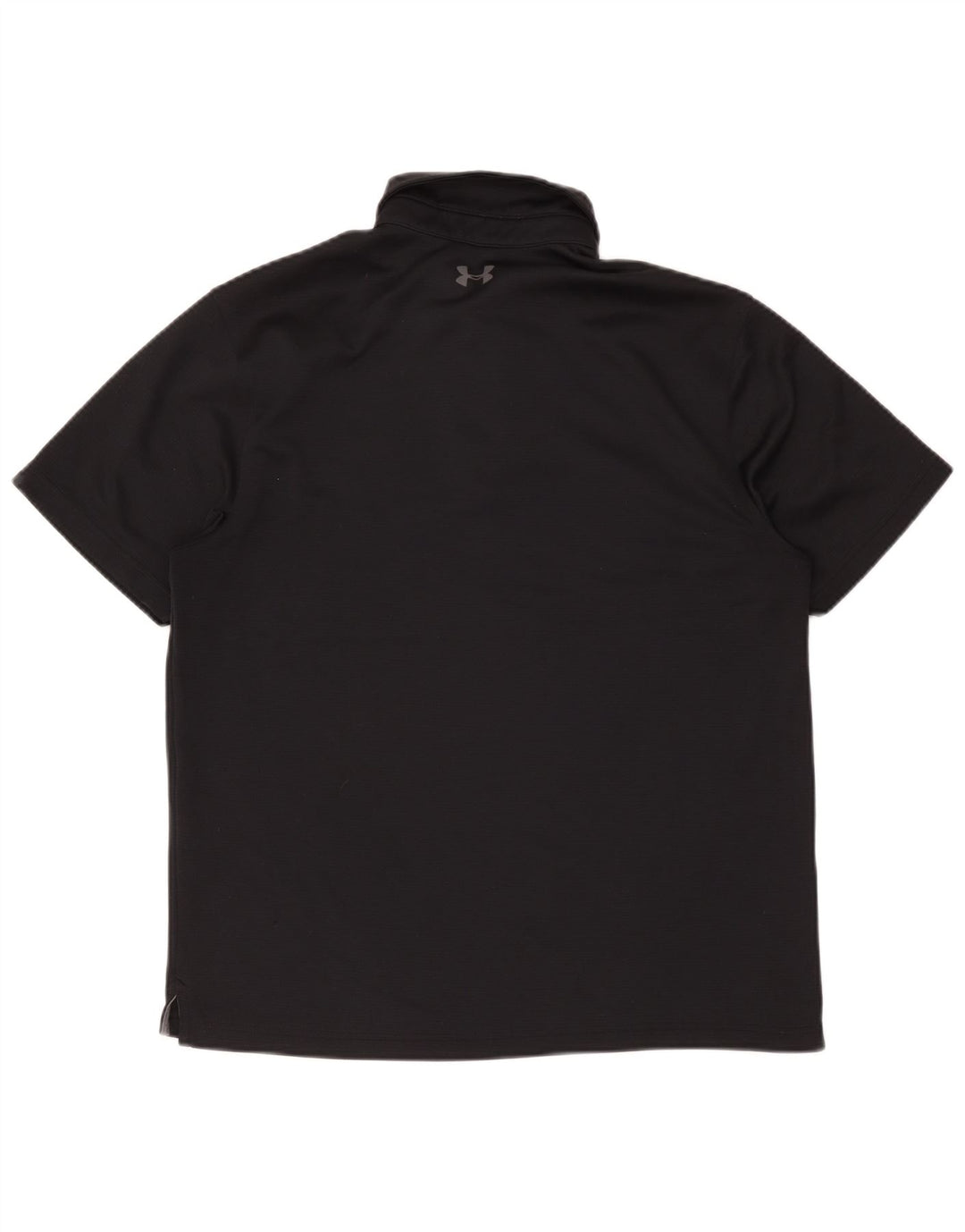 Under Armour Ανδρικό Πόλο Μπλουζάκι Μεγάλο Μαύρο Πολυεστέρα