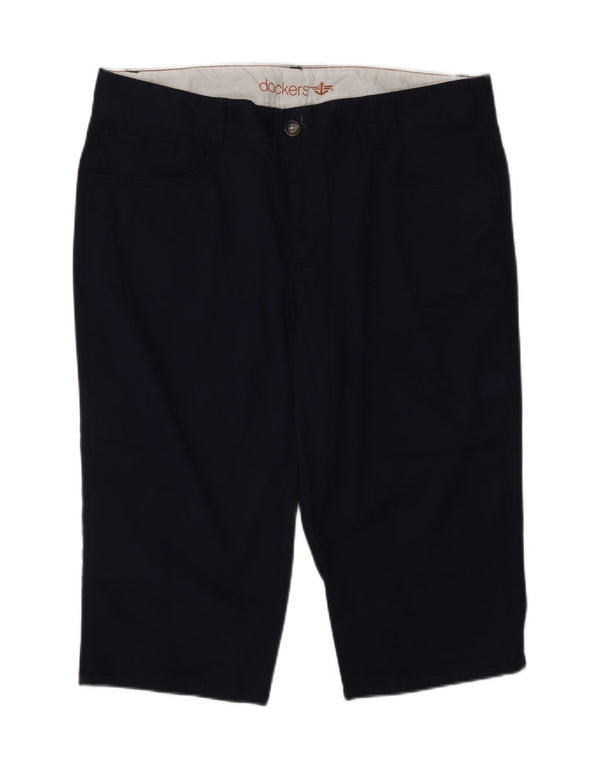 DOCKERS Γυναικείο Σορτς Βερμούδα US 14 XL W34 Navy Blue βαμβακερό