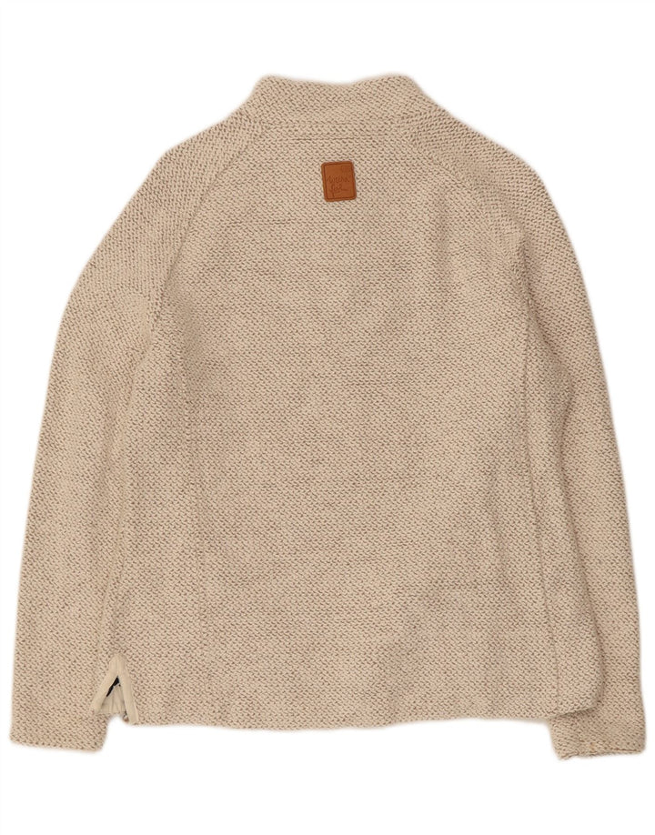 Γυναικείο φούτερ Weird Fish με φερμουάρ Jumper UK 12 μεσαίο γκρι βαμβακερό