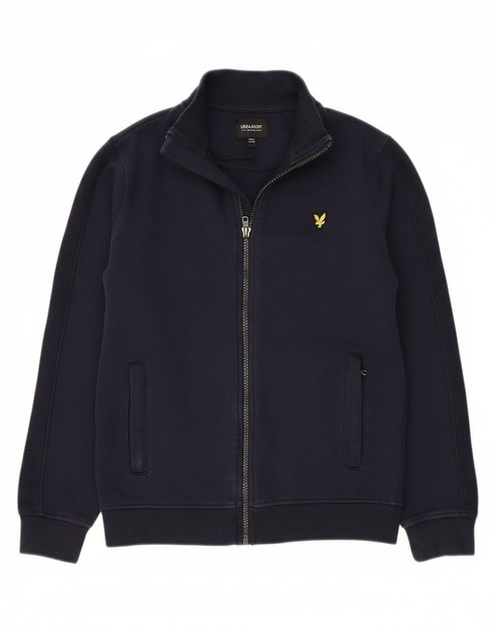 Lyle & Scott Boys αθλητική φόρμα μπουφάν 10-11 ετών Navy Blue Cotton