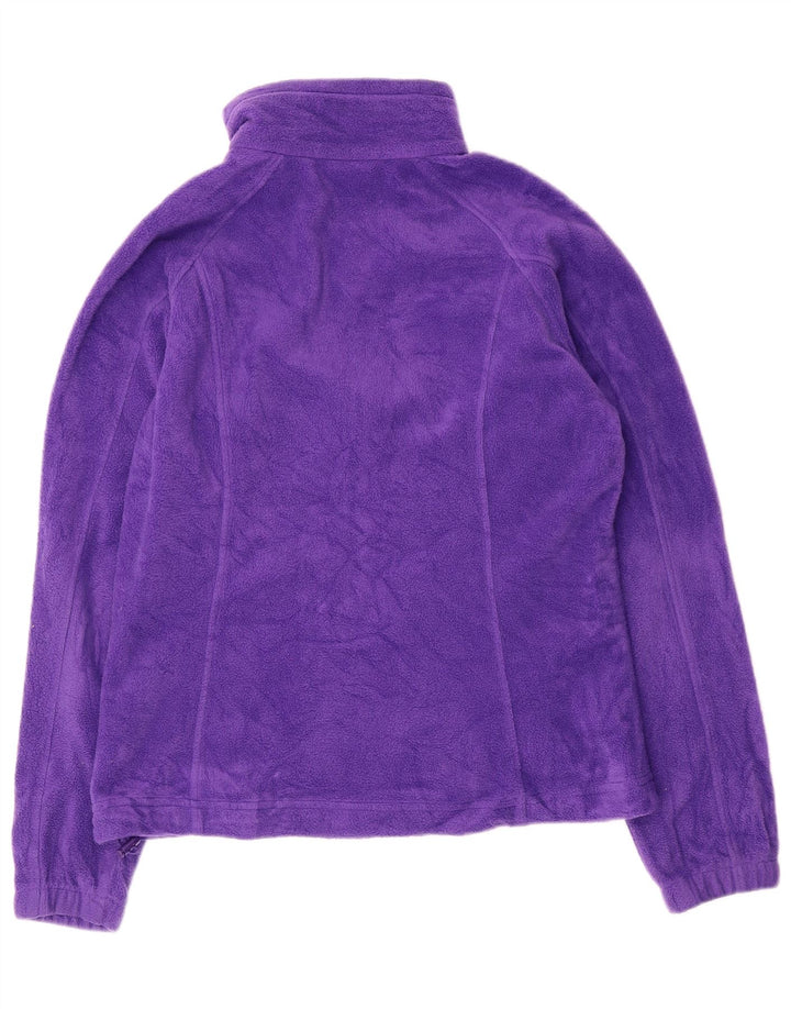 Columbia Γυναικείο Fleece Jacket UK 14 Medium Purple Polyester