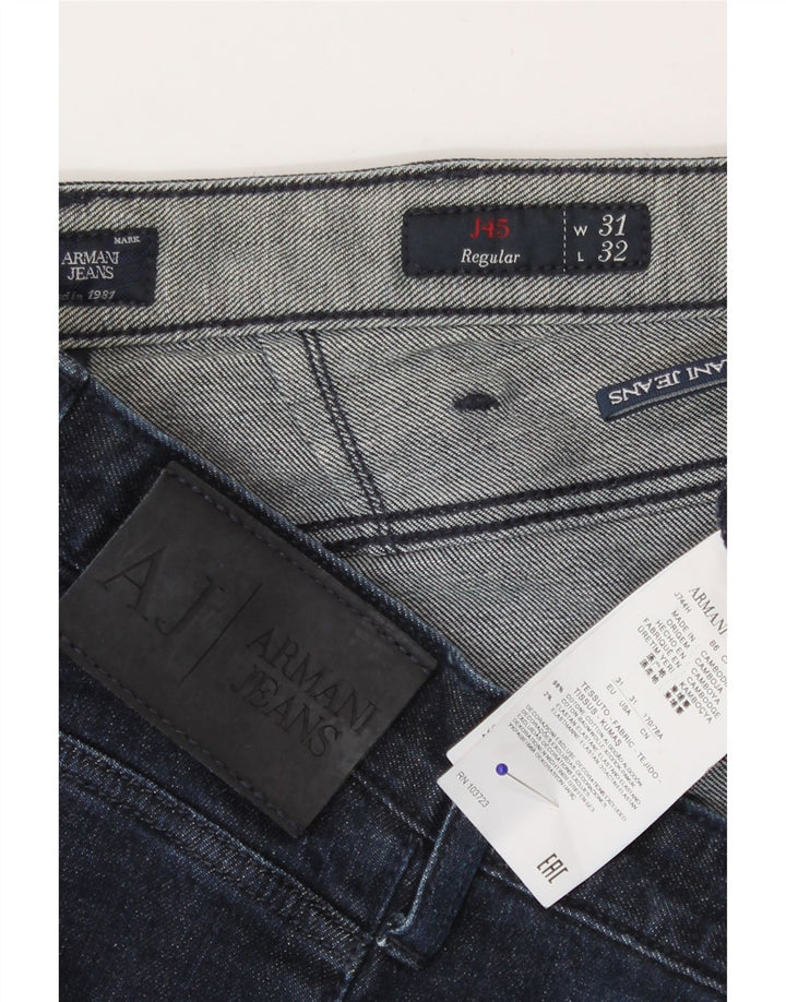 Armani Γυναικείο Regular Straight Jeans W31 L27 Navy Blue Cotton