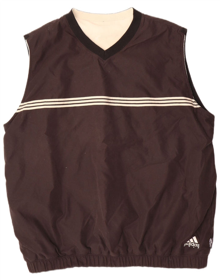 Ανδρική φόρμα φόρμας ADIDAS Climashell πουλόβερ Top UK 48/50 XL Μαύρο