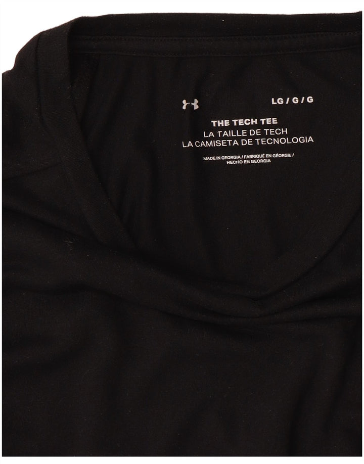 Under Armour Ανδρικό T-Shirt Top Large Μαύρο