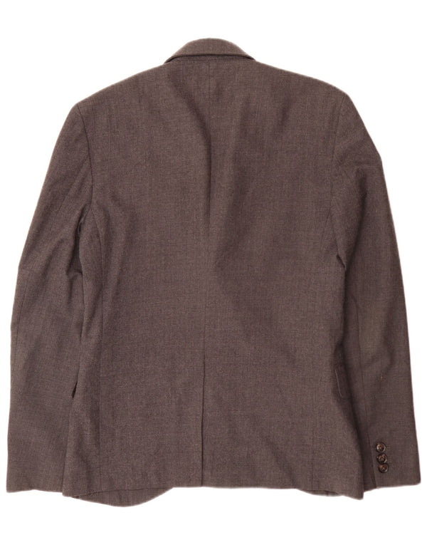 Jack Wills Ανδρικό σακάκι με 2 κουμπιά σακάκι UK 36 Small Grey Wool