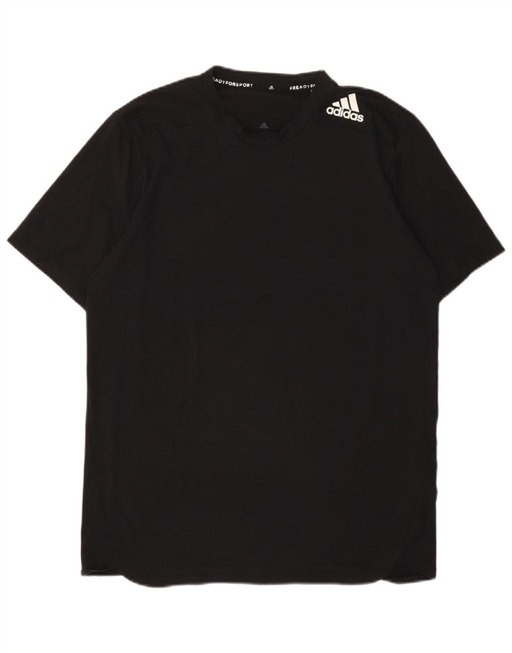 Ανδρικό T-Shirt Adidas Top Medium Μαύρο Πολυεστέρας