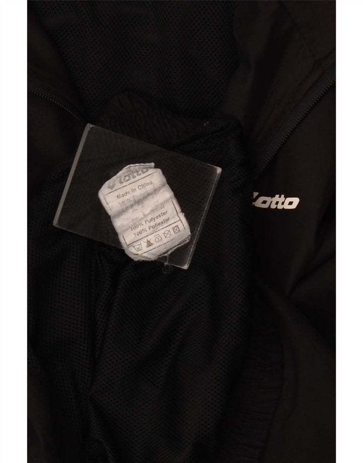 Ανδρική φόρμα Lotto Top Jacket Μεσαίο Μαύρο Πολυεστέρα