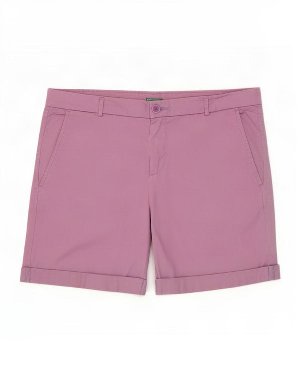 Γυναικείο σορτς Chino Benetton IT 44 Medium W34 Purple