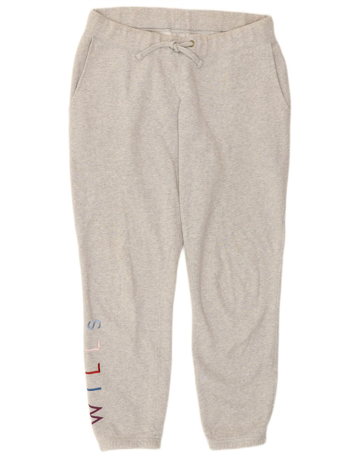 Jack Wills Γυναικεία φόρμα αθλητικής φόρμας γραφικά Joggers UK 12 Medium Grey
